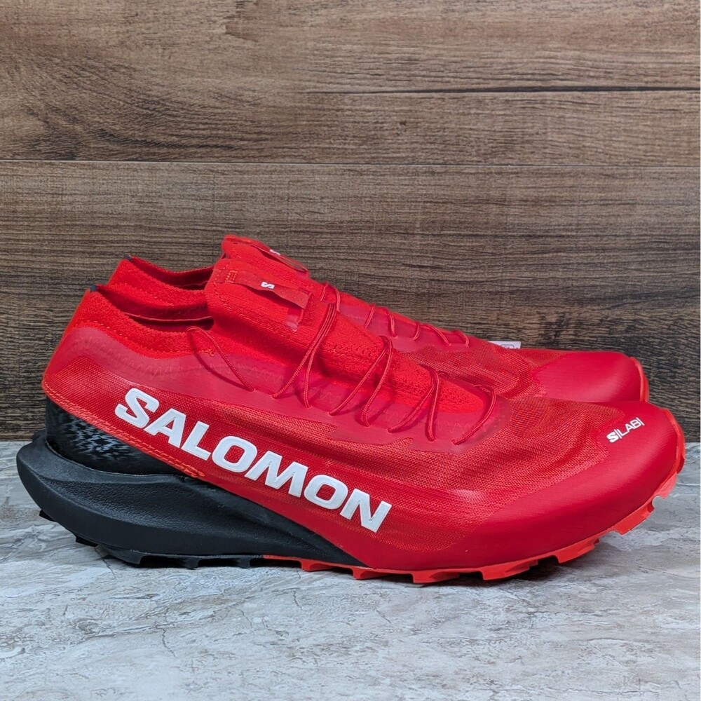 Salomon S/Lab Pulsar 3 Men's 10 Fiery Red Black Trail Running Shoes L47386700